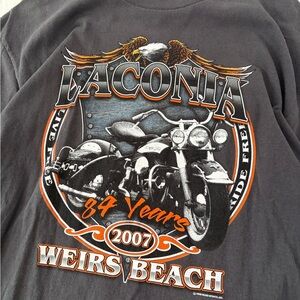 Vintage Laconia Weirs Beach 2007 motorcycle Good Sport Large Choppers